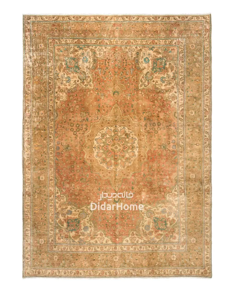 فرش دستباف مدرن تبریز طرح ترنجی ۸/۸۰ متری