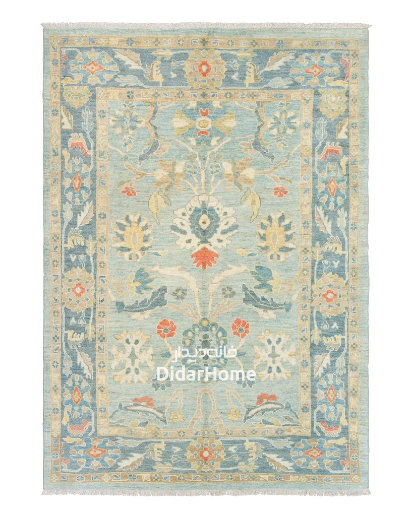 فرش دستباف سلطان آباد طرح افشان شش متری (زیگلر محل)