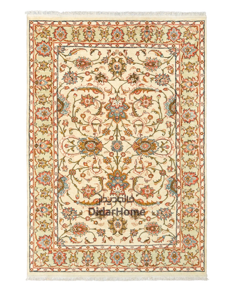فرش دستباف سلطان آباد طرح افشان شش متری (زیگلر محل)