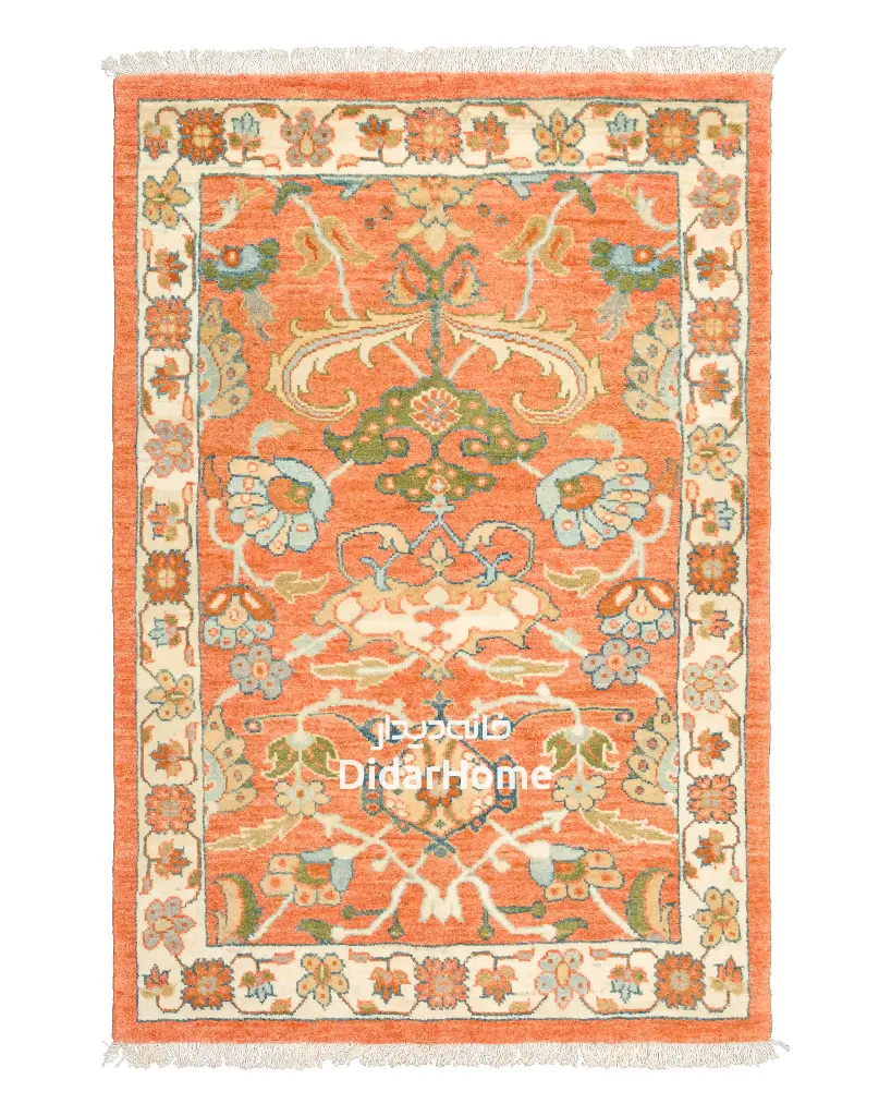 فرش دستباف سلطان آباد طرح افشان ذرع و نیم (زیگلر محل)