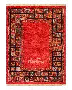 فرش دستباف قشقایی طرح کفساده ۷/۳۸ متری