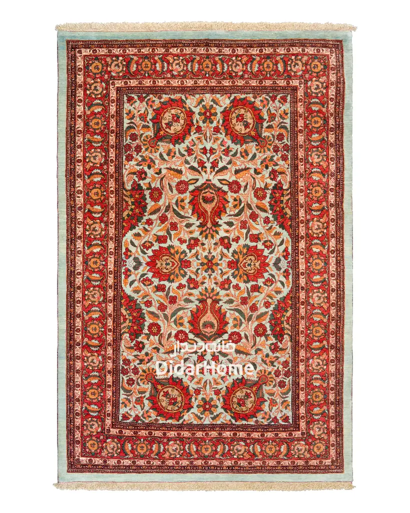 فرش دستباف بیجار طرح افشان ۷/۰۹ متری