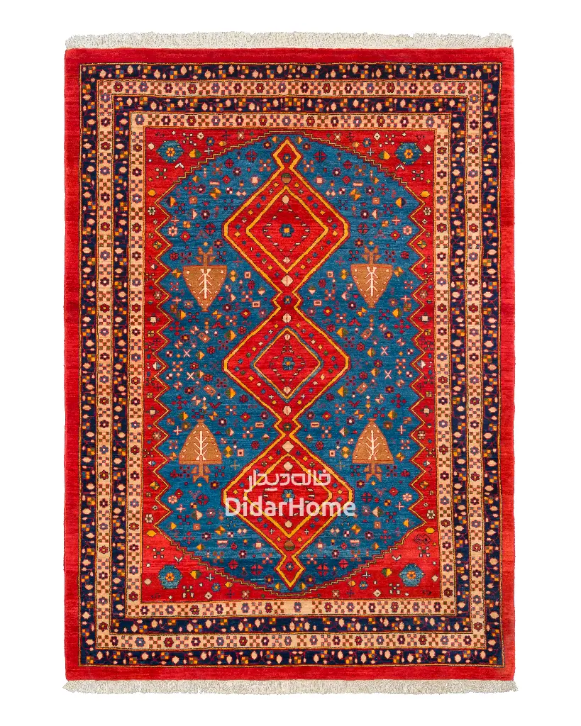 فرش دستباف بختیاری طرح ترنجی ۲/۳۷ متری