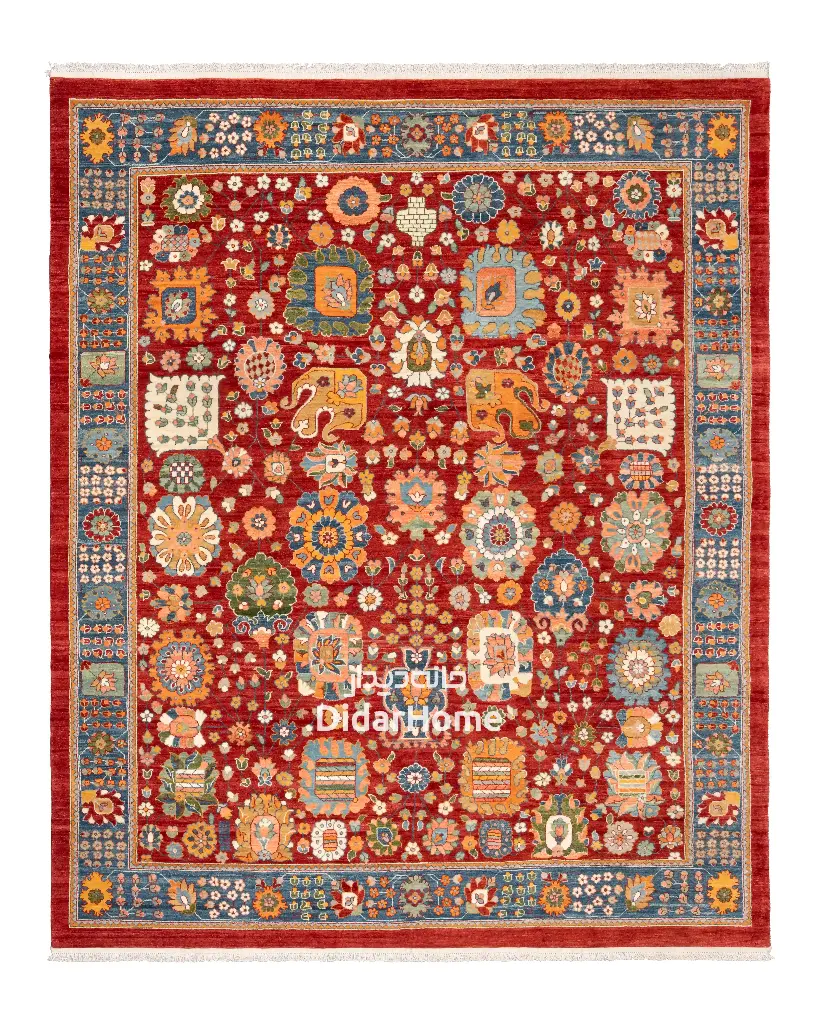 فرش دستباف کرمان طرح افشان ۷/۹۹ متری