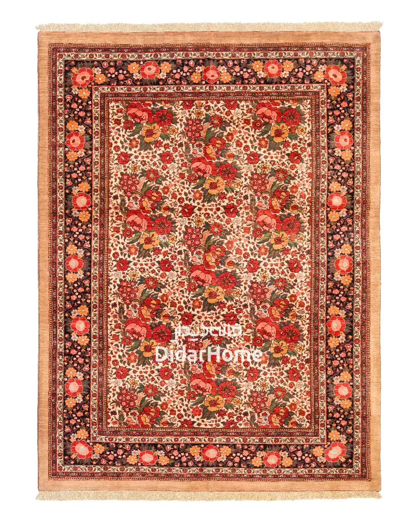 فرش دستباف بیجار طرح افشان ۶/۴۸ متری