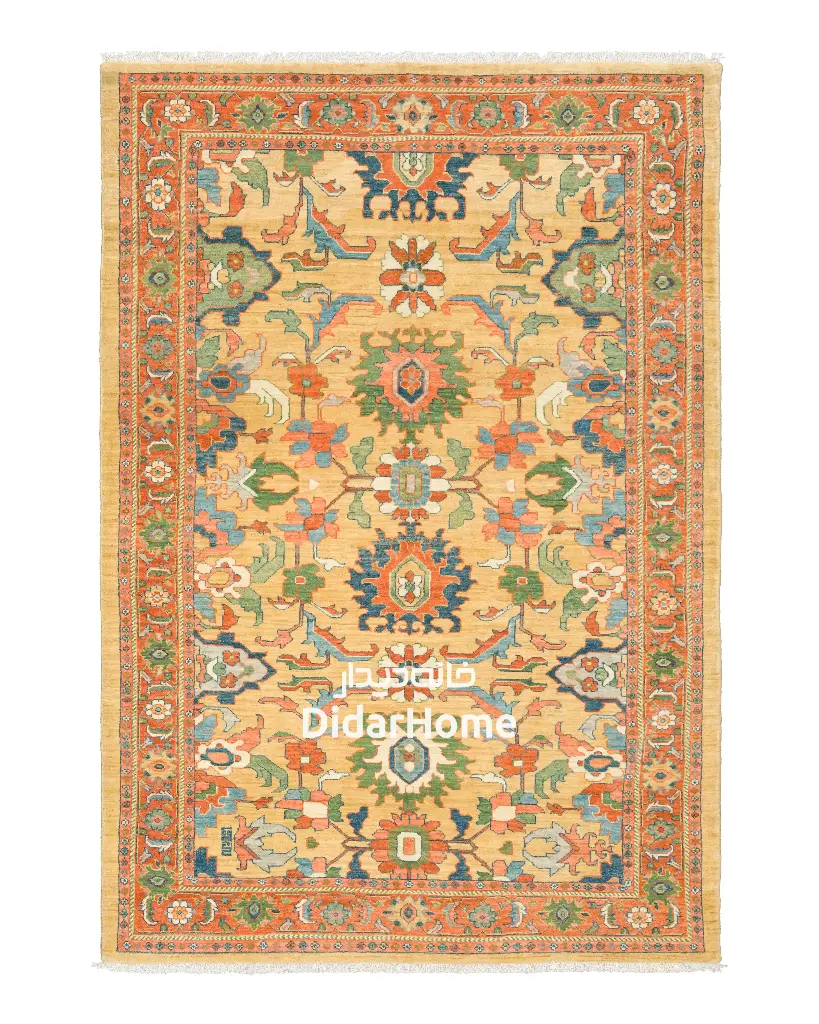 فرش دستباف هریس طرح افشان ۶/۵۵ متری