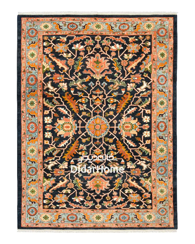 فرش دستباف هریس طرح افشان ۵/۹۴ متری