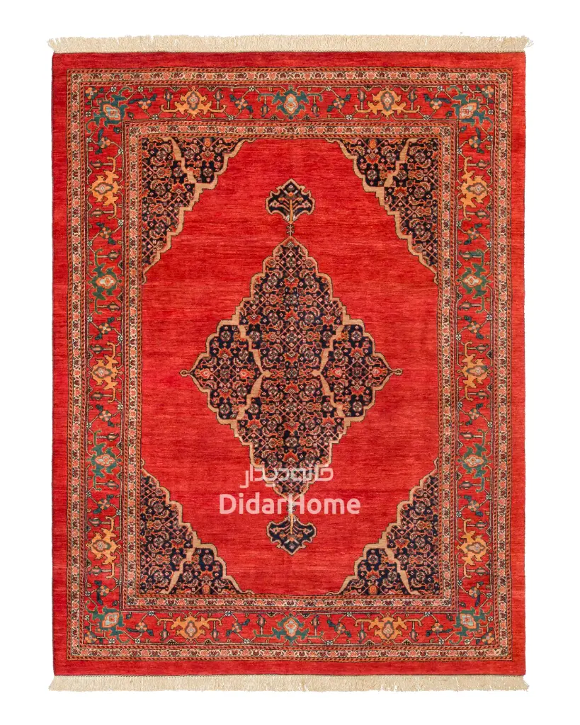 فرش دستباف بیجار طرح ترنجی ۴/۸۷ متری