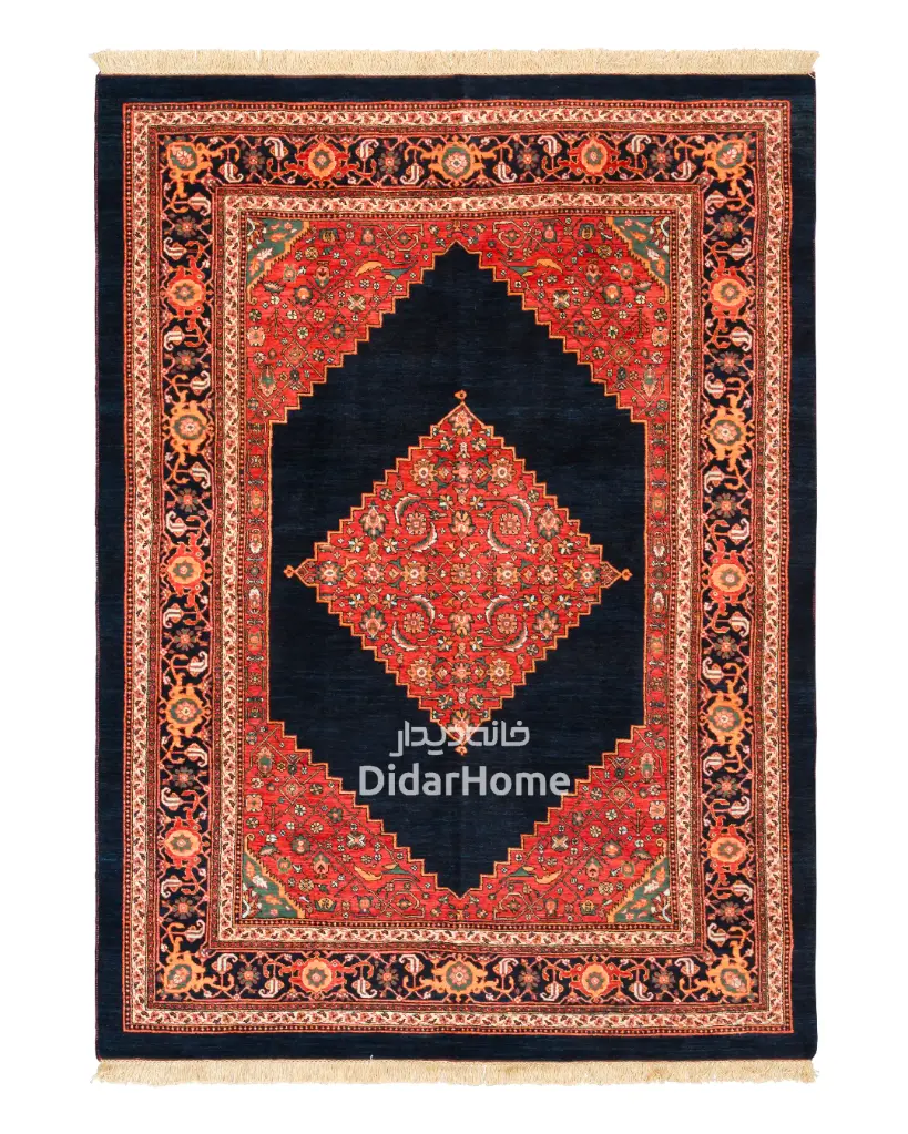 فرش دستباف بیجار طرح ترنجی ۴/۴۸ متری