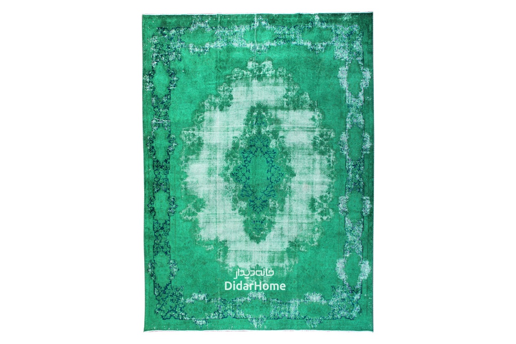 فرش دستباف مدرن کرمان طرح ترنجی ۱۲/۱۸ متری