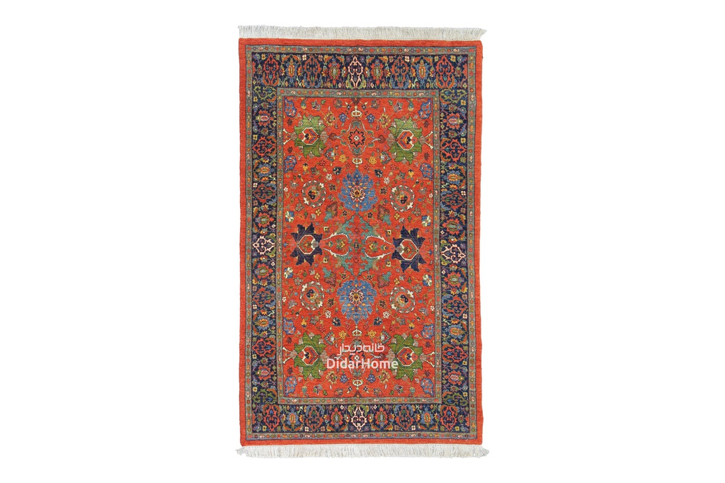 فرش دستباف بیجار طرح افشان ذرع و نیم