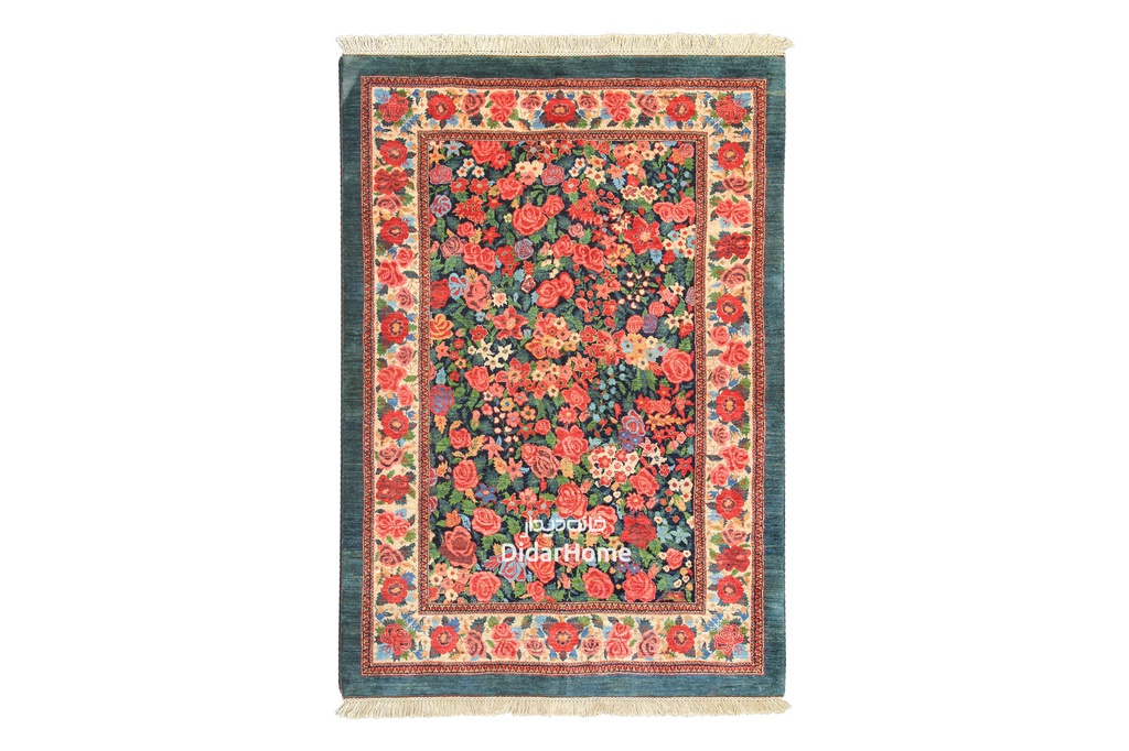 فرش دستباف بیجار طرح هزارگل ذرع و نیم