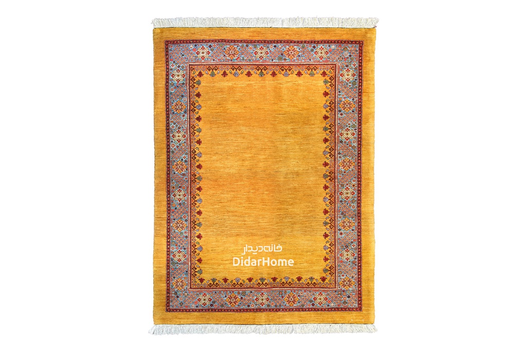 قالی قشقایی کف‌ساده-طلا(۲.۳۷)