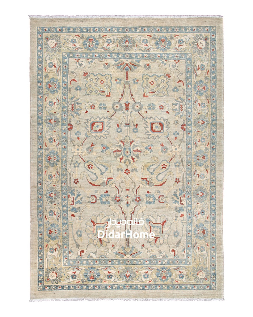 فرش دستباف سلطان آباد طرح افشان شش متری