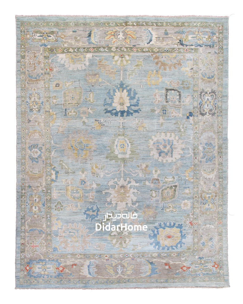 فرش دستباف سلطان آباد طرح افشان نه متری