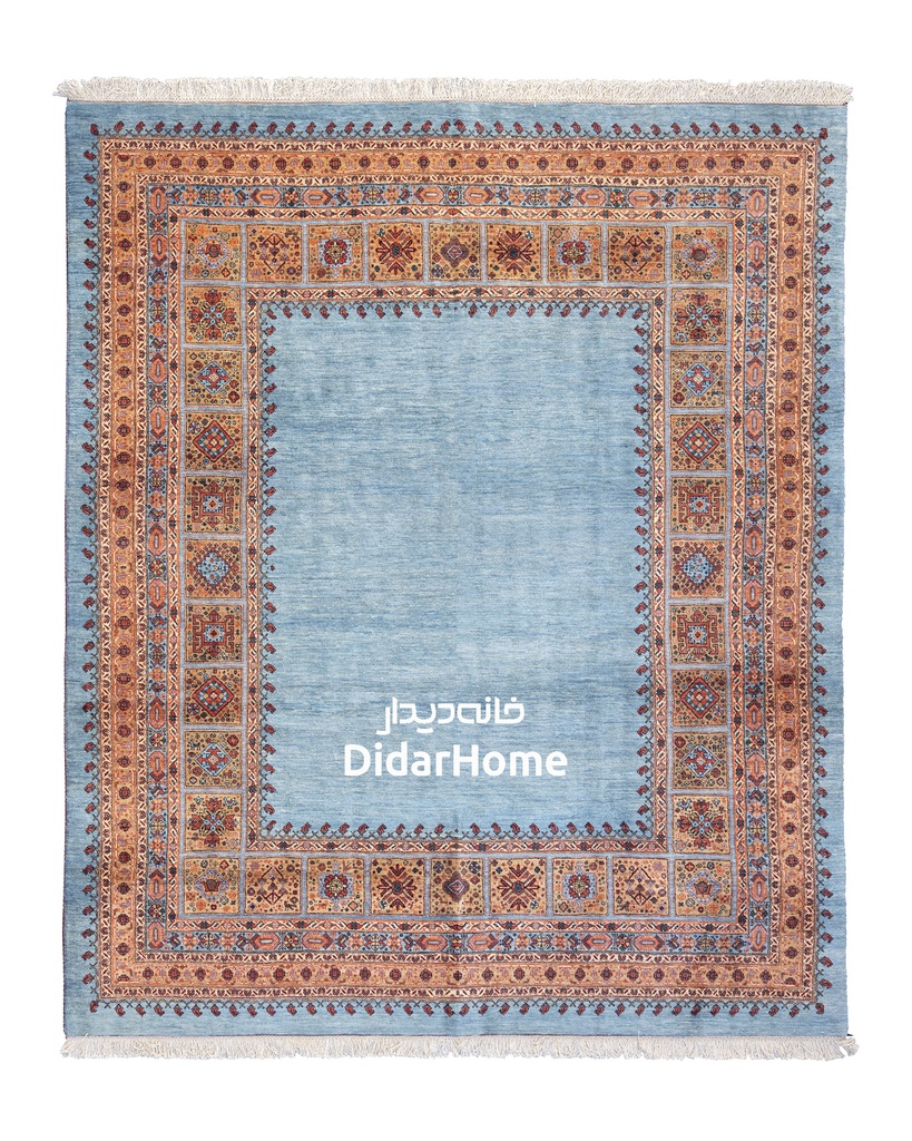 فرش دستباف قشقایی طرح کفساده شش متری