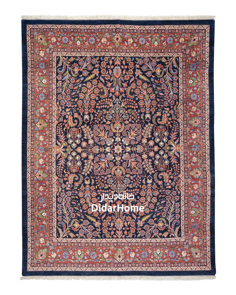 فرش دستباف لیلیان طرح افشان نه متری