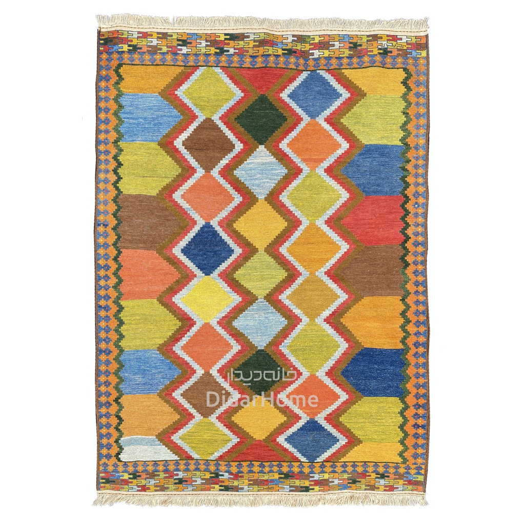 گلیم دستباف قشقایی سه متری