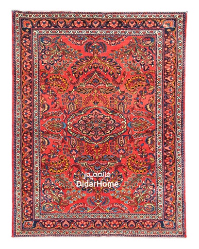 [12030219] فرش دستباف آنتیک لیلیان طرح افشان ۳/۱۷ متری