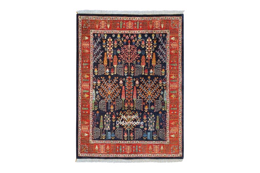 [92031817] فرش دستباف بیجار طرح افشان سه متری