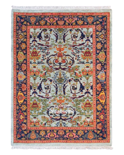 [52030131] فرش دستباف بیجار گروس طرح افشان چهار متری