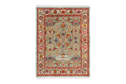 [42030122] فرش دستباف گروس طرح افشان چهار متری