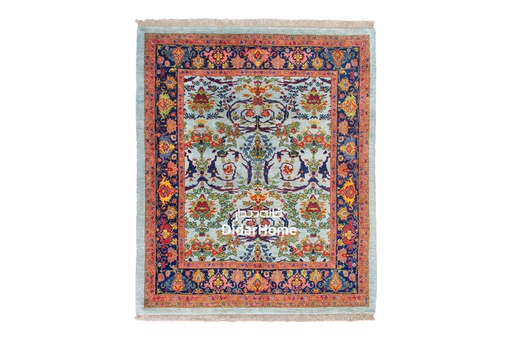 [52030111] فرش دستباف گروس طرح افشان چهار متری