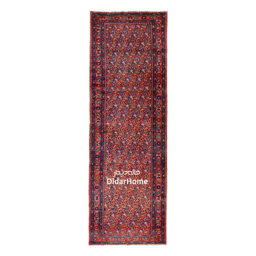 [92049911] کناره دستباف آنتیک بختیاری طرح افشان