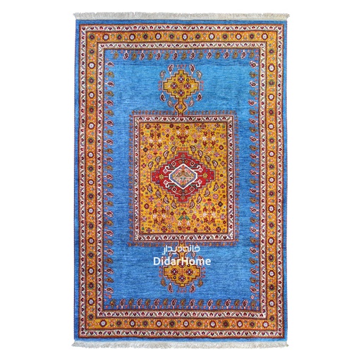 [51040371] فرش دستباف قشقایی طرح ترنجی چهار متری