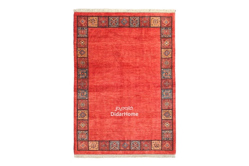 [13046322] فرش دستباف قشقایی طرح کفساده چهار متری