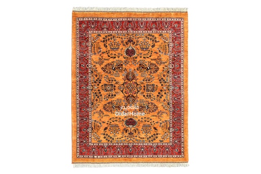 [32050046] فرش دستباف ساروق طرح افشان شش متری