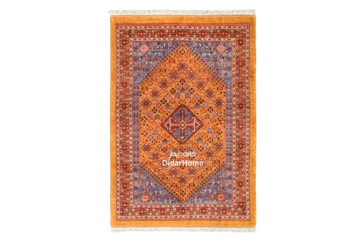 [11050147] فرش دستباف قشقایی طرح ترنجی شش متری