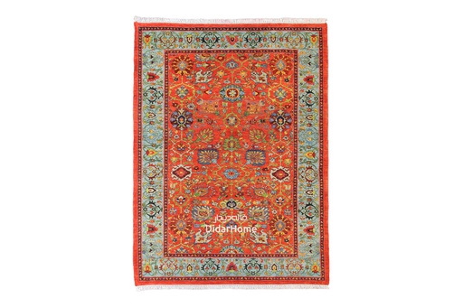 [120128] فرش دستباف گروس طرح افشان شش متری