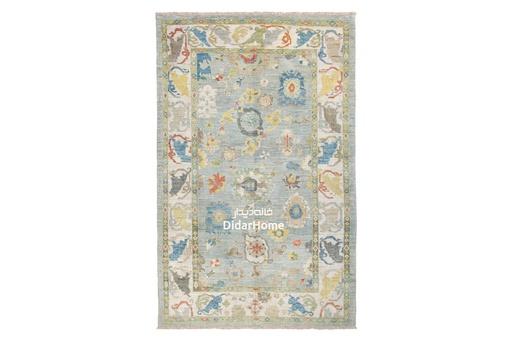 [52051020] فرش دستباف سلطان آباد طرح افشان شش متری