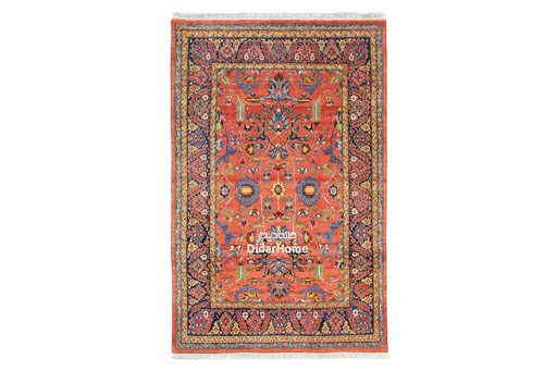 [12052063] فرش دستباف هریس طرح افشان شش متری