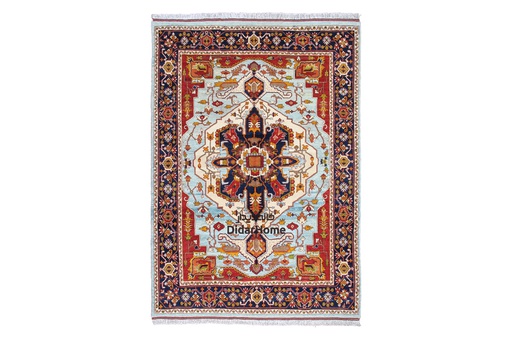 [51064164] فرش دستباف هریس طرح ترنجی شش متری