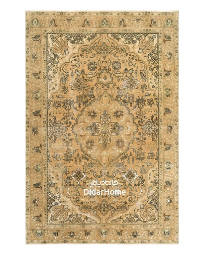 [61064070] فرش دستباف مدرن تبریز طرح ترنجی ۶/۰۵ متری