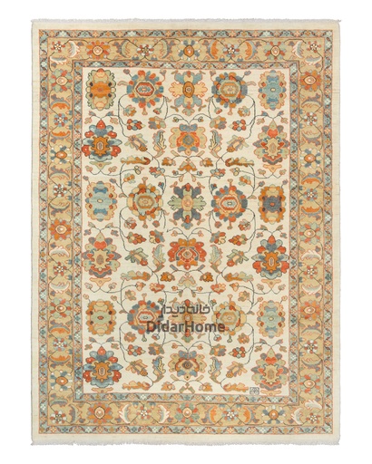 [62061781] فرش دستباف سلطان آباد طرح افشان شش متری (زیگلر محل)