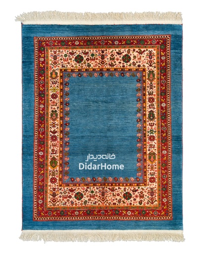 [53013927] فرش دستباف قشقایی طرح کفساده ۱/۵۴ متری