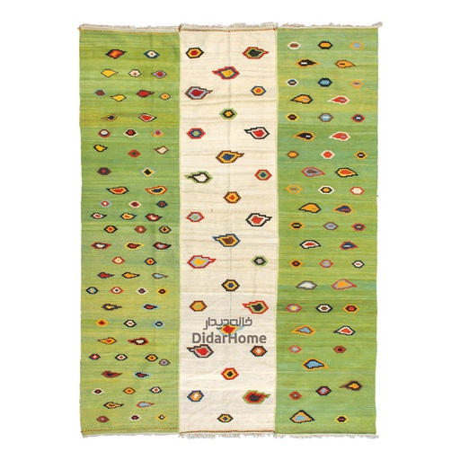 [63173918] گلیم دستباف قشقایی شش متری