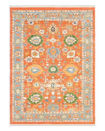 [12068281] فرش دستباف هریس طرح افشان شش متری