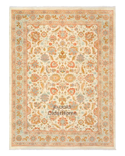 [62091770] فرش دستباف سلطان آباد طرح افشان نه متری