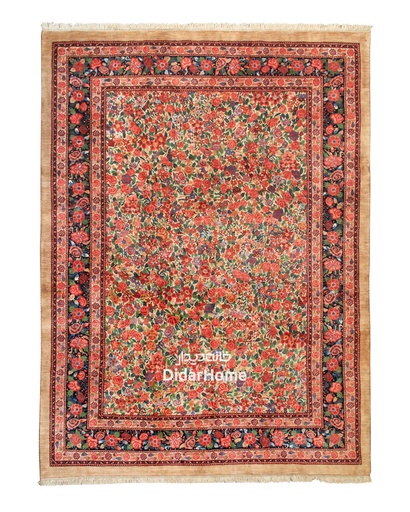 [62126810] فرش دستباف بیجار طرح هزارگل ۱۲/۰۲ متری