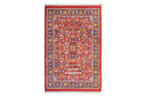 [12060118] فرش دستباف هریس طرح افشان شش متری