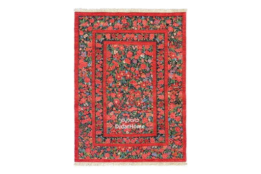 [12036102] فرش دستباف بیجار طرح افشان چهار متری