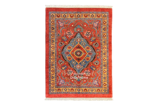 [11024114] فرش دستباف قشقایی طرح ترنجی سه متری