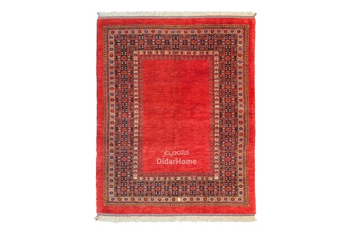 [13044062] فرش دستباف قشقایی طرح کفساده چهار متری