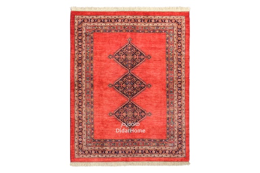 [11036391] فرش دستباف قشقایی طرح ترنجی سه متری