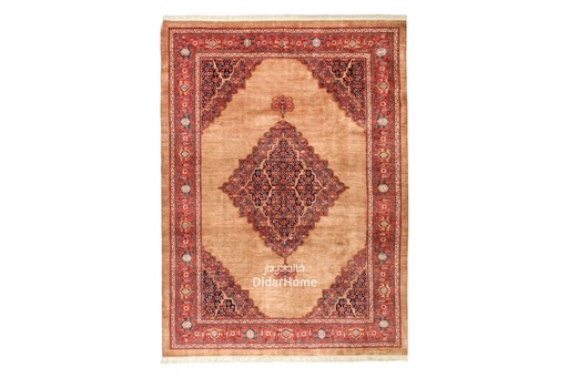 [61086240] فرش دستباف بیجار طرح ترنجی نه متری