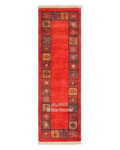 [13027544] کناره دستباف قشقایی طرح کفساده